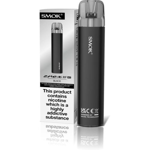 KALANKA-SMOK ZREX RF Kit de Vape, Rechargeable, Remplissable, Économique, Capacité de 2 mL, Kit de Démarrage pour Cigarette Électronique SMOK, Sans Nicotine, Sans Tabac (Noir)