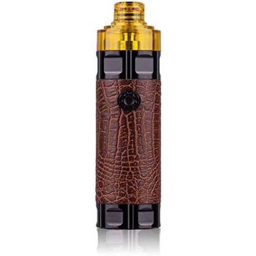 KALANKA-Vaporisateur portable pour cigarette électronique GT Pen 900 mAh avec réservoir PCTG de 2 ml - Kit de démarrage pour cigarettes électroniques, pas d'e-liquide, pas de nicotine (cuir marron)