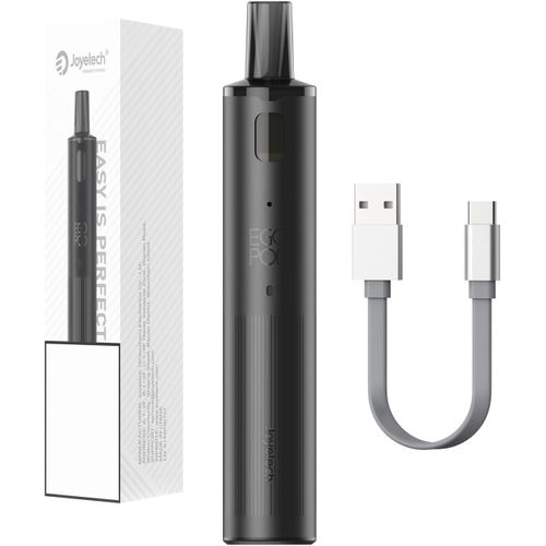 KALANKA-EGo POD Update Version Kit Cigarette Électronique Vape sans Nicotine USB-C 1000mAh Capacité de 2 ml Compatible avec les eGo Series Pods Rechargeable Vapoteur sans Tobac Noir