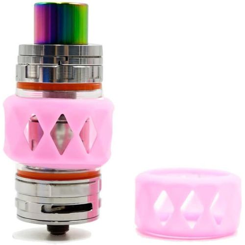 Kalanka-Bubble Glass Tube Protective Cover Wrap Sleeve Skin For Zeus X Manta Tfv8 Tfv12 Prince Uforce T2 T1 Dead Rabbit Rta (2pcs) (Pink)