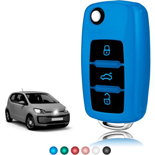 Coque Clé Tpu Brillant,Etui Clé Étui Clé Adapté Pour Vw Volkswagen Golf 4/5/6 Multivan T5 Polo Up Caddy Beetle Sharan Jetta Bora Seat Ibiza Skoda Fabia.[H235]