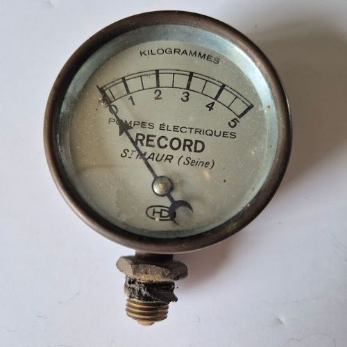 Manomètre pour pompes électriques record saint maur, jusqu'à 5 kilogrammes