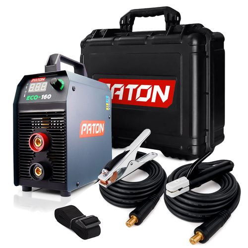 PATON Poste à Souder MMA ECO-160-C Inverter – Machine de soudage - Poste à souder - Machine à soudeur l'arc – Sortie 160A – Entrée 230V