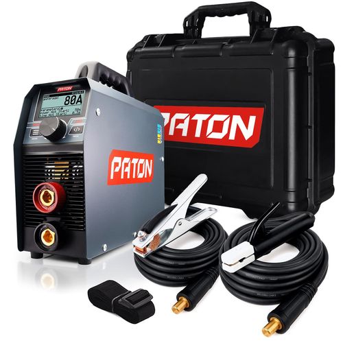 PATON PRO-250 Machine à Souder à l'Arc – Garantie 5 Ans Kit Soudage Machine à souder Inverter 250A avec Modes MMA, TIG, Fonction Pulse – Entrée 230V, Garantie 5 Ans