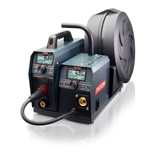 PATON ProMIG-160-15-2 Poste à souder Machine de soudage MIG Poste de soudure 3 en 1 230V, 15-2 – Kit de soudage équipement pour soudage Torche MIG avec torche, sans gaz