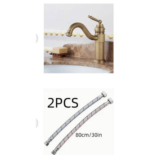 Vds 2 robinets laiton avec raccords jamais servi