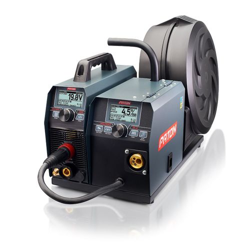 PATON MultiPRO 250-15-4 Machine de Soudage MIG 3-en-1 – Kit de Soudeur MIG/MAG, MMA, TIG HF avec Fonction Pulse, Soudage sans gaz, Soudage à impulsion, Équipement de soudage professionnel