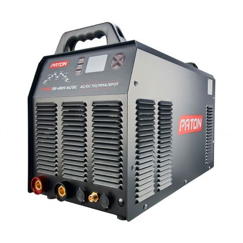 PATON ProTIG-315-400V Poste à souder Machine de soudage TIG AC/DC 315A avec fonction de pulsation 400V Kit polyvalent de soudure TIG pour aluminium et acier Torche tig