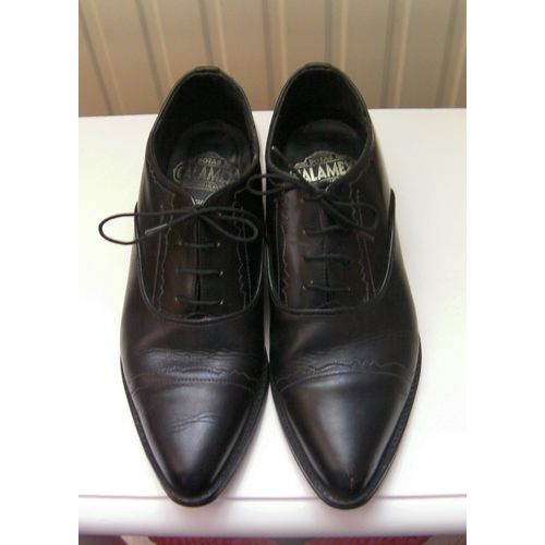 Chaussures Cuir Noires Calamex - Taille 38