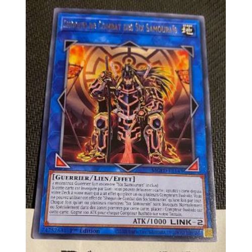 Yu Gi Oh Mged Fr143 Shogun De Combat Des Six Samouraïs Rare