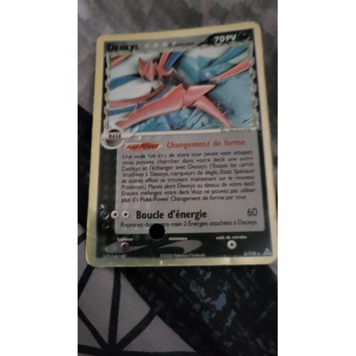 Carte Deoxys Mauvais État