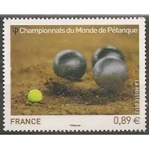 Sport : Championnat Du Monde De Pétanque : Boules De Pétanque Année 2012 N° 4684 Yvert Et Tellier Luxe