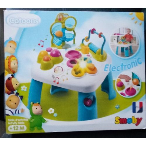 Smoby table d'activités électronique cotons