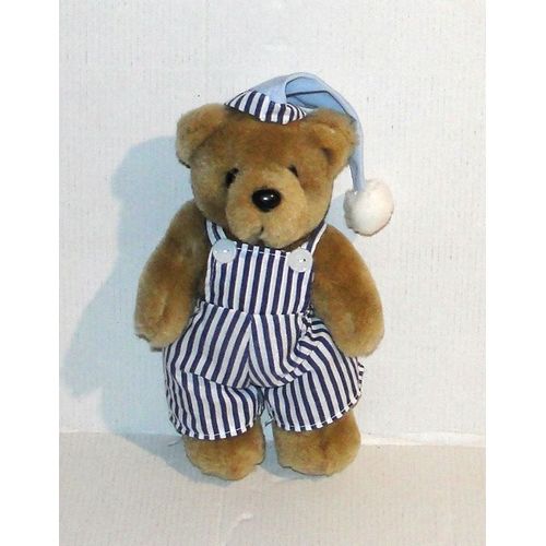 peluche ours vintage yves rocher doudou ourson 20 cm