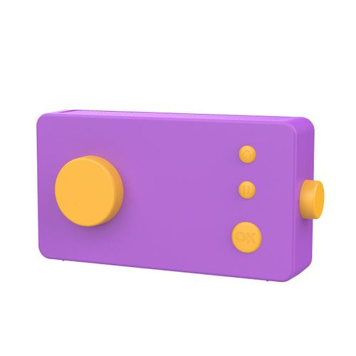 Ma Fabrique à Histoires Violette - Conteuse Interactive pour Enfants de 3 à 8 Ans - Inclus Livre Audio de 24 Histoires interactives 2h30 d'écoute - Boîte à Histoires fabriquée en France