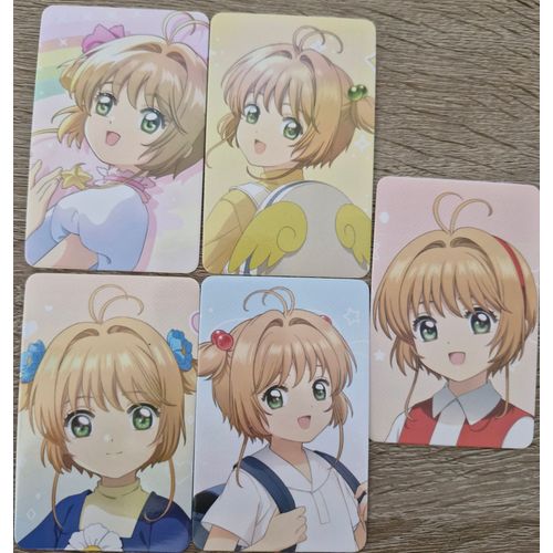 Carte Magical Girl Sakura Lot De 5 Cartes Lomo