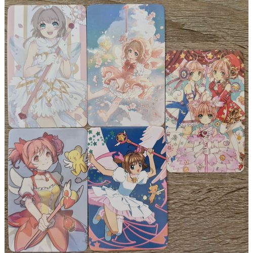 Carte Magical Girl Sakura Lot De 5 Cartes Lomo