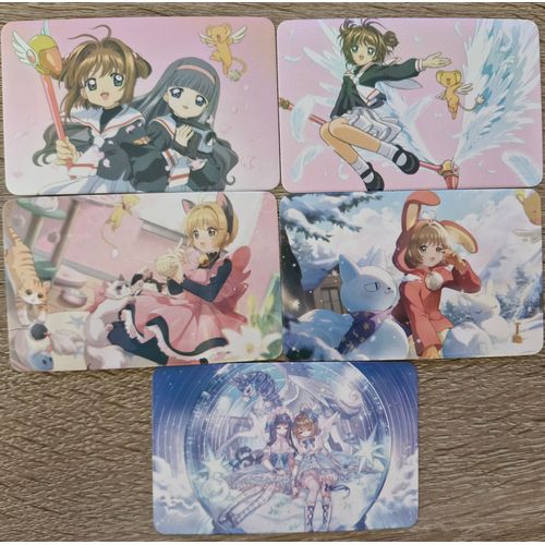 Carte Magical Girl Sakura Lot De 5 Cartes Lomo