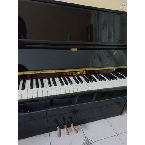 Piano Droit Strindberg Noir Laque