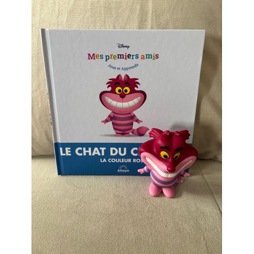 Figurine + Livre Le Chat Du Cheshire N 55 Mes Premiers Amis Disneyaltaya