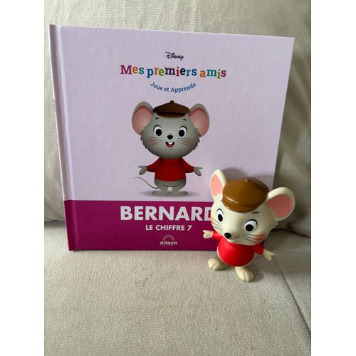 Figurine + Livre Bernard N 68 Mespremiers Amis Disney Altaya