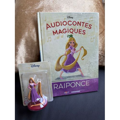 Figurine + Livre Raiponce N 18 Les Audiocontes Magiques Disney Altaya