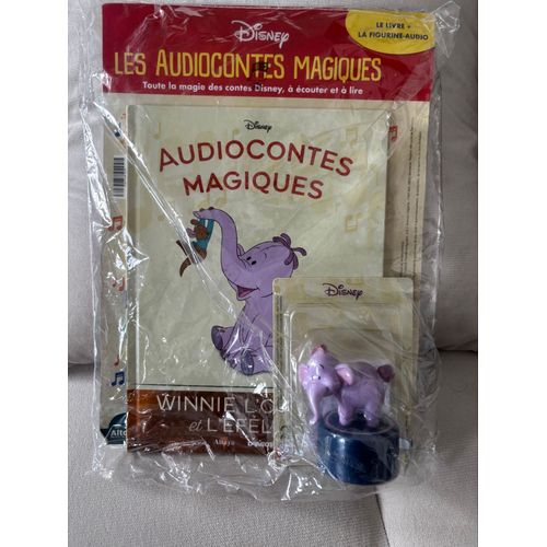 Figurine + Livre Lumineuse Winnie L'Ourson Et L'Éléphant N 86 Les Audiocontes Magiques Disneyaltaya