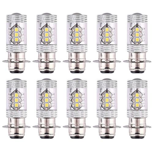 10x H6 Headlight Led Light Bulbs 12v White 80w Fog Light