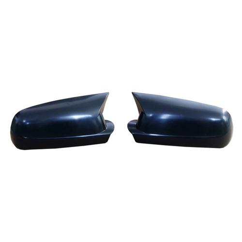 Car Glossy Black Ox Horn Rearview Side Mirror Shell Sticker