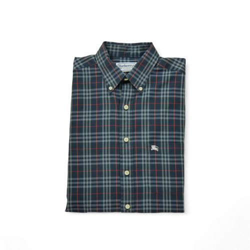 Reconditionné - Chemise Classiques Homme À Carreaux - Taille M - Homme - Marine
