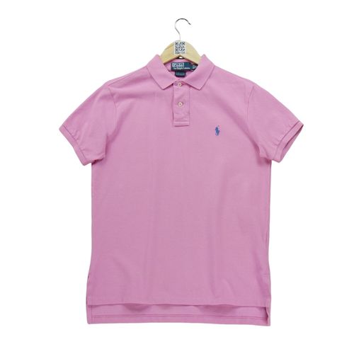Reconditionné - Polo Manches Courtes Homme Rose - Taille M - Homme - Rose