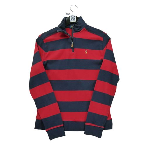 Reconditionné - Pull Homme Demi-Zippé Rouge - Taille 18/20 Ans - Homme - Rouge