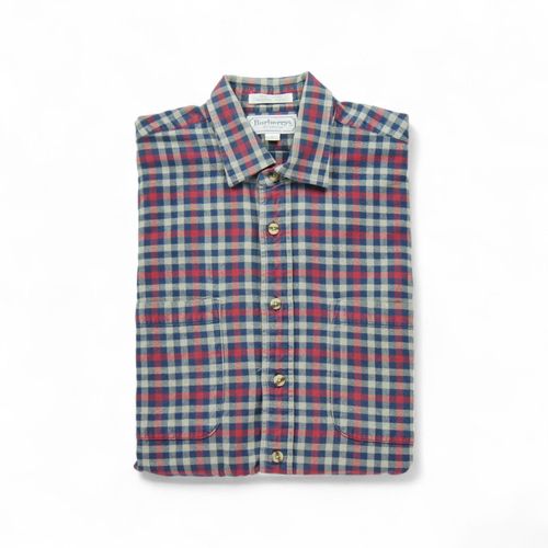 Reconditionné - Chemise Classiques Homme À Carreaux - Taille M - Homme - Marine