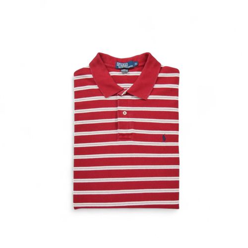 Reconditionné - Polo Manches Courtes Homme Made In Usa - Taille Xl - Homme - Rouge