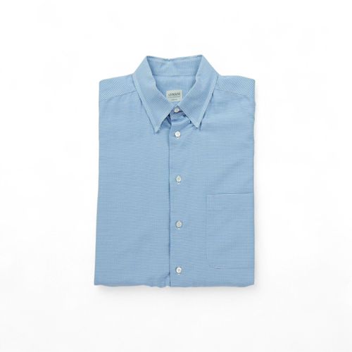 Reconditionné - Chemise Classiques Homme À Carreaux - Taille L - Homme - Bleu