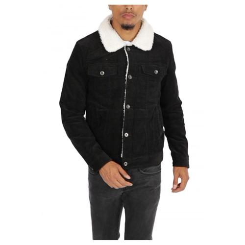 Veste Sherpa Noir Homme