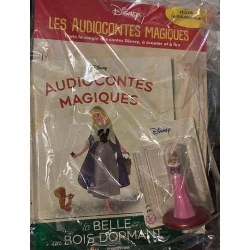 Figurine + Livre La Belle Aux Boisdormant N 25 Les Audiocontesmagiques Disney Altaya