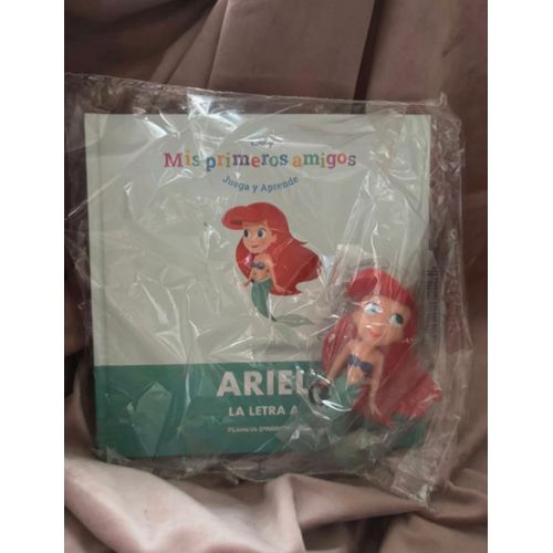 En Espagnol!! Figurine + Livre Ariel N 45mes Premiers Amis Disney Altaya Mis Primeros Amigos 