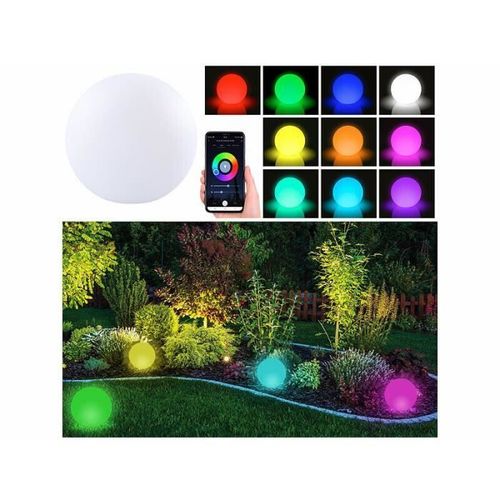 Boule lumineuse connectée sans fil pour extérieur RVBB / 576 lm / Ø 40 cm