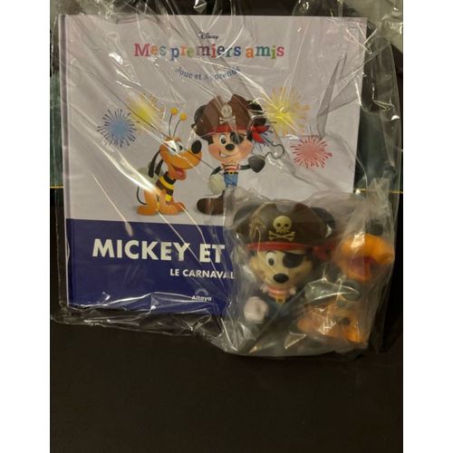 Figurines + Livre Spécial Mickey & Pluto Carnaval Mes Premier...