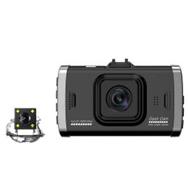 Acheter Full HD 1080p 4.3 pouces enregistreur de conduite double lentille  voiture caméra rétroviseur enregistreur de conduite avec surveillance du  stationnement