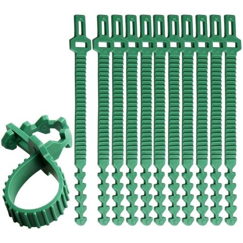 CHECARZHN--NO1-10 Pièces À Toute Épreuve Attaches Végétales, 35Cm Bretelles Ajustables Pour Arbres Liens Pour Plantes De Jardin Interlock Pour Le Support De Rosier Arbustif