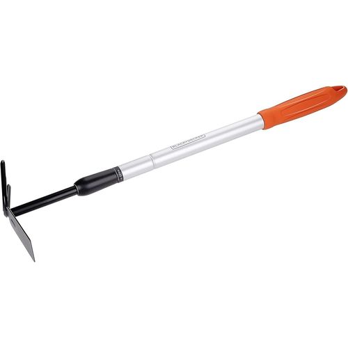 CHECARZHN--NO1-Cultivateur Avec Bêche - Râteau Et Bêche De Jardin - Longueur Ajustable 66-101Cm - Cultiver Et Désherber - Tête En Acier Au Carbone