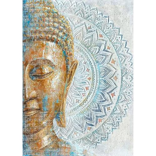 Ayuhr-Peinture Diamant Adulte, Statue De Bouddha Diamond Painting 5d Complet, Ancien Diamant Kit Enfants, Diamant Strass Point De Croix Cristal Painting Pour Murale Décoration 30x40cm