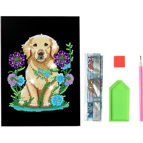 AYUHR-Diamond-painting Diamant Adulte Carnet De Notes Notebook Activité Manuelle A5 Bricolage Activite Anniversaire Diy Idee Kit Cadeau Fille 5 6 7 8 9 10 11 12 Ans Enfant