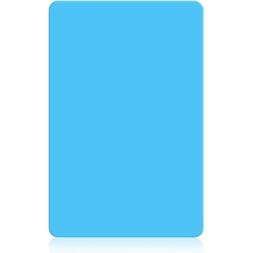 AYUHR-Grand tapis en silicone - 40 x 30 cm - Résistant à la chaleur - Multi-usages - Pour résine, artisanat, travail en argile et utilisation sur table - Bleu