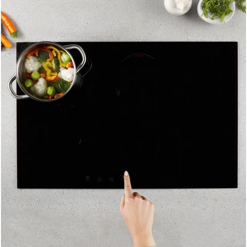 AYUHR-51 x 63 cm - Grand tapis de protection en silicone pour plaque à induction (magnétique) - Protection contre les rayures - Couvercle en silicone pour cuisinière à induction