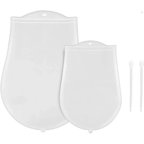 AYUHR-Pétrissage Sac De Pâte Sac De Mélange En Silicone Farine Mélange Sacs Silicone Réutilisable Pétrissage Pâte Sac à Pétrir La Pâte Les Ustensiles De Cuisine Sont Sans BPA (Grand 1 Pièce Petit 1 P