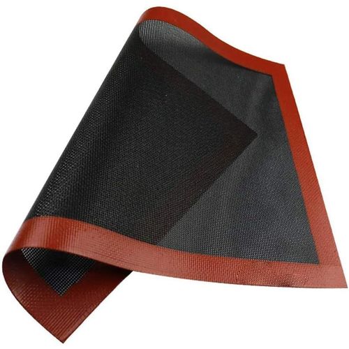 AYUHR-Feuille de tapis de cuisson en silicone micro-perforé - Tapis de plat de cuisson pour four à micro-ondes, tapis en silicone antiadhésif réutilisable pour biscuits / gâteau / pizza /fabrication