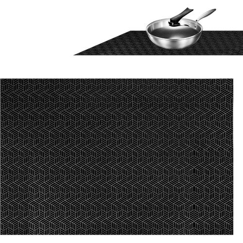 Ayuhr-Tapis De Protection Pour Plaque À Induction - 52 X 78 Cm - Grand Tapis De Protection En Silicone Pour Cuisinière À Induction - Meilleure Protection